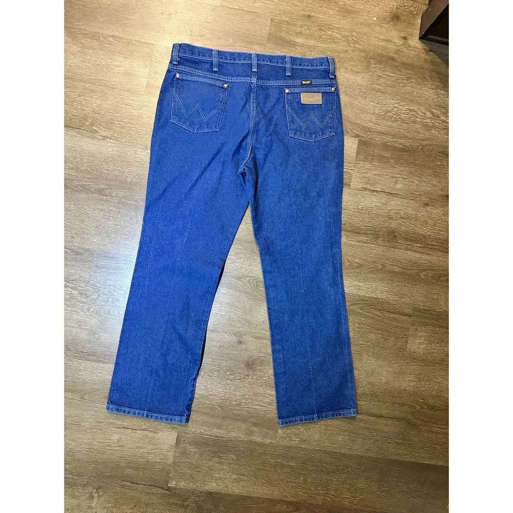Wrangler Men's Jeans Lot 8 Pairs Blue Denim Size 38x30 Western Cowboy Style